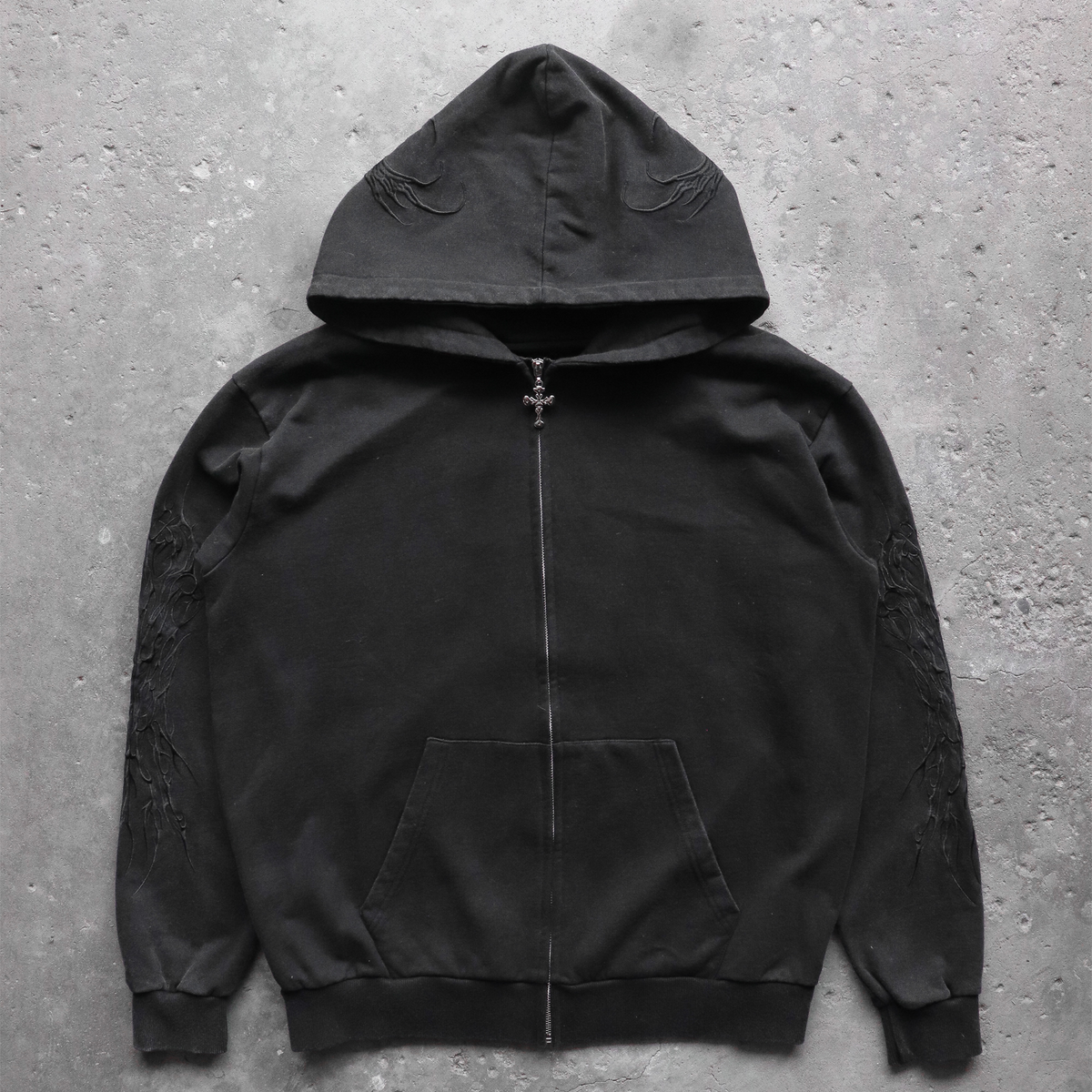 RAISER ZIP UP AGED BLACK – CURSE