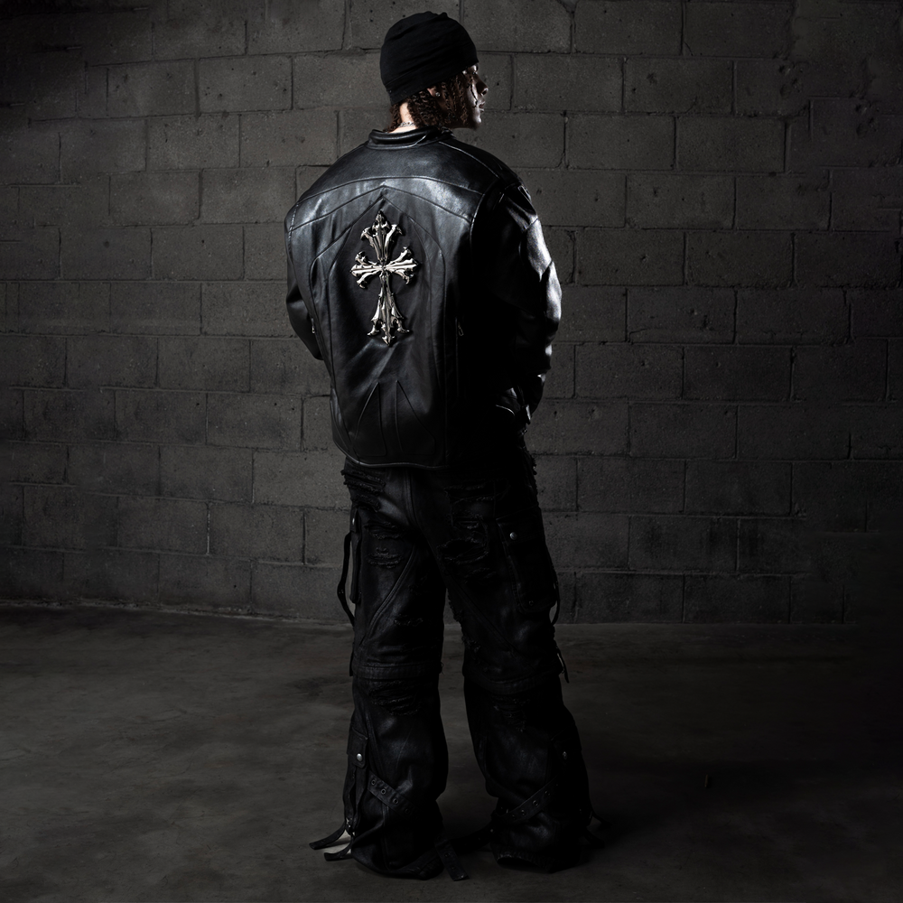 MUMMY WAXED RAVER JEANS BLACK