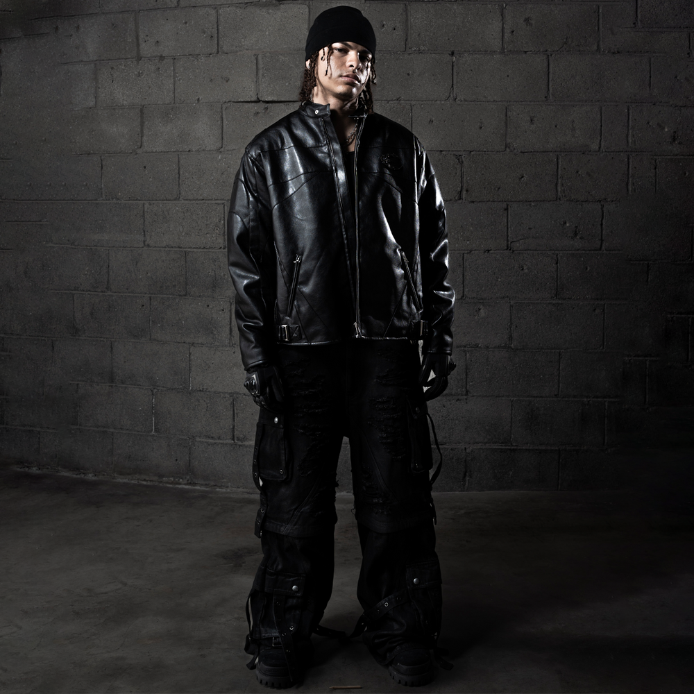 MUMMY WAXED RAVER JEANS BLACK