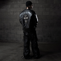 MUMMY WAXED RAVER JEANS BLACK