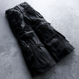 MUMMY WAXED RAVER JEANS BLACK