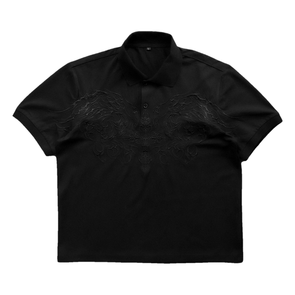 CROSSBONES POLO BLACK