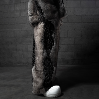 ALASKA FAUX FUR PANTS BROWN