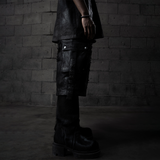 MUMMY WAXED RAVER JEANS BLACK