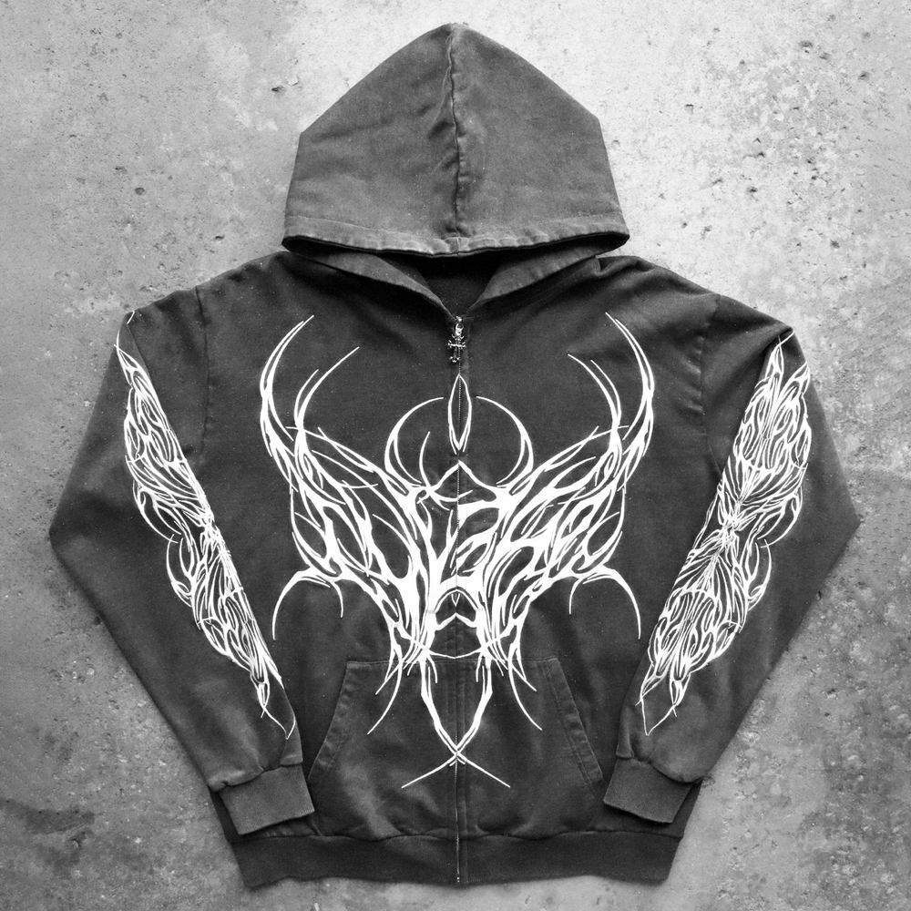RAVAGE ZIP UP CHARCOAL
