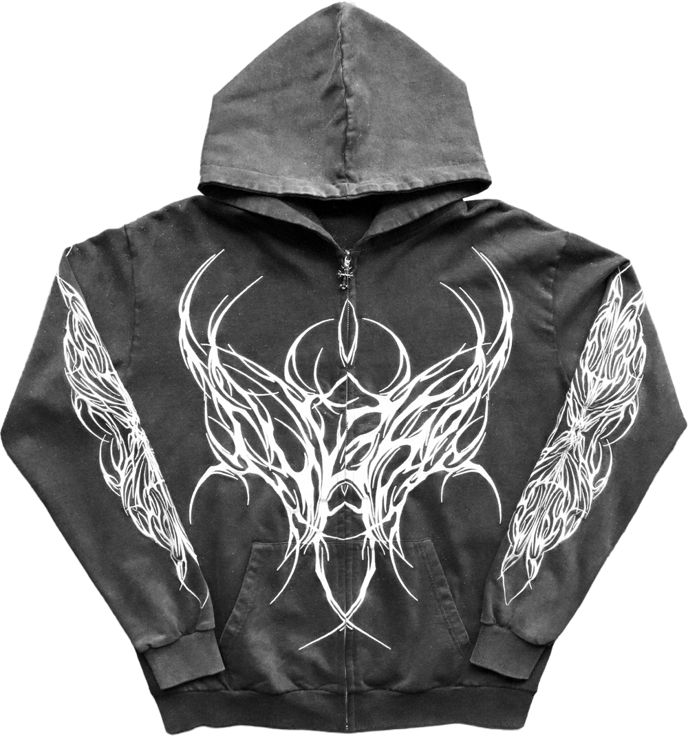 RAVAGE ZIP UP CHARCOAL