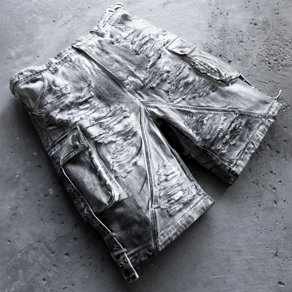 MUMMY WAXED RAVER JEANS WHITE