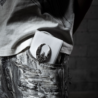 CURSE LOGO WALLET WHITE