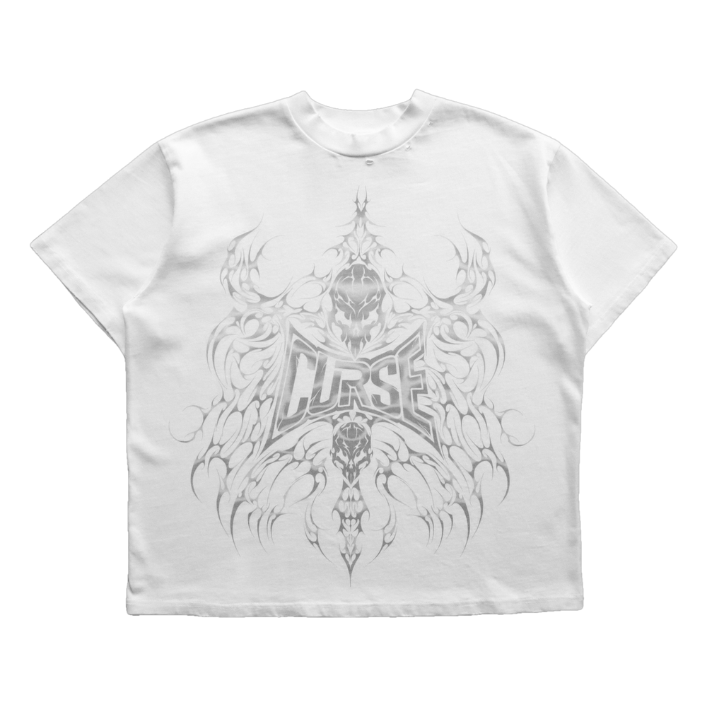 METALLIC TEE WHITE