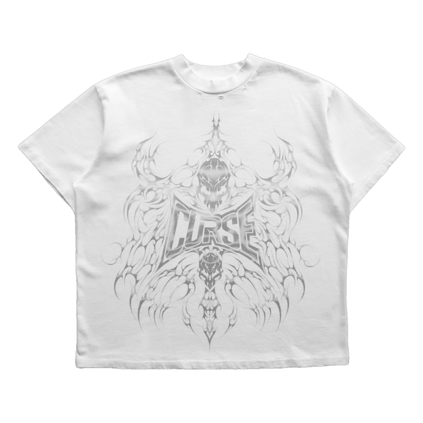 METALLIC TEE WHITE