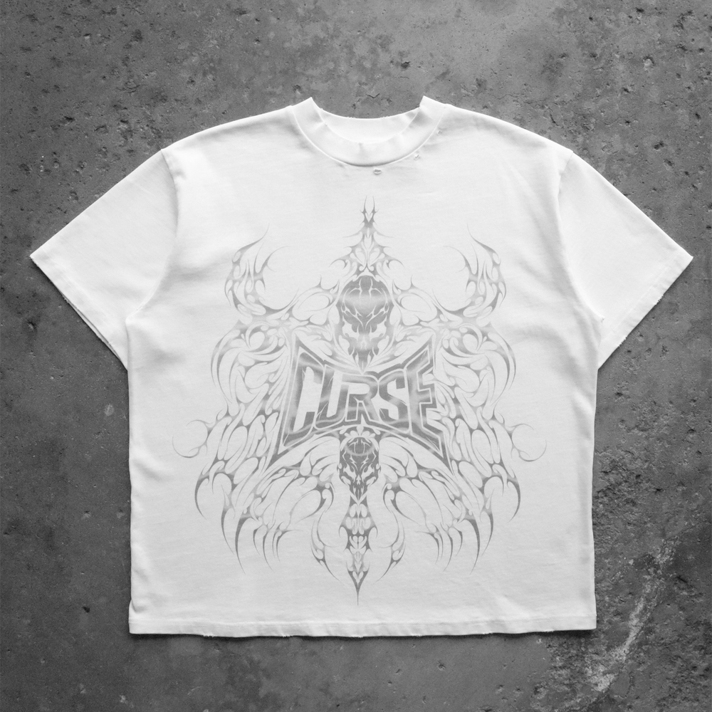 METALLIC TEE WHITE